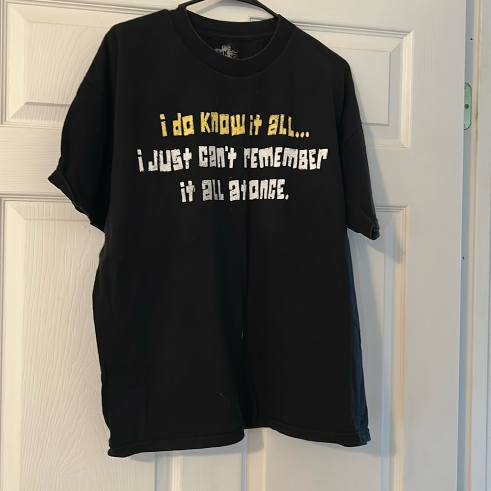 Ink inc. t-shirt black XL short sleeve